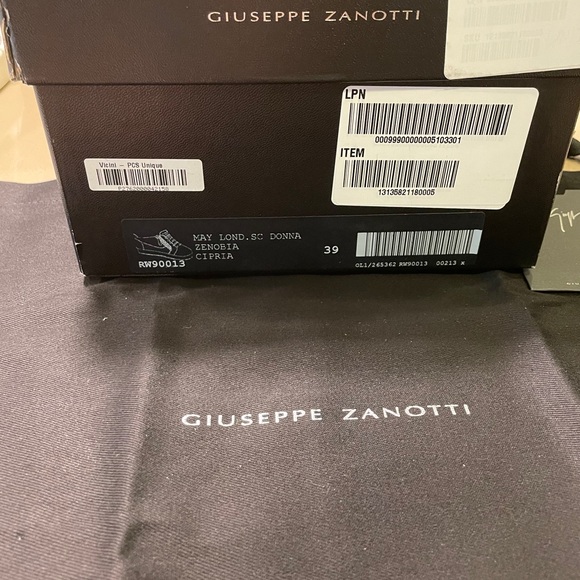 Giuseppe Zanotti velvet sneakers women size 9/39.5 - Picture 12 of 12